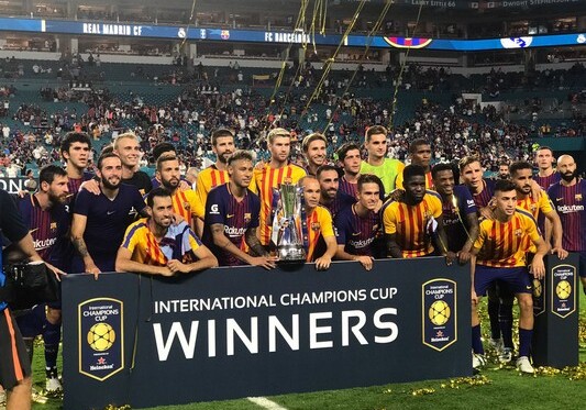 «Барселона» обыграла «Реал» и выиграла Международный кубок чемпионов (Видео)