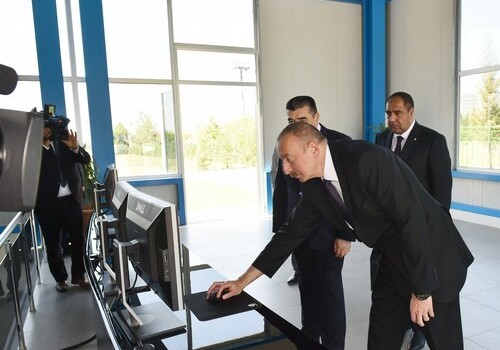 Президент Ильхам Алиев принял участие в открытии ряда объектов в Балакенском районе (Фото-Обновлено)