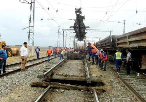 Отремонтировано уже 328 км железной дороги Баку - Бёюк-Кесик