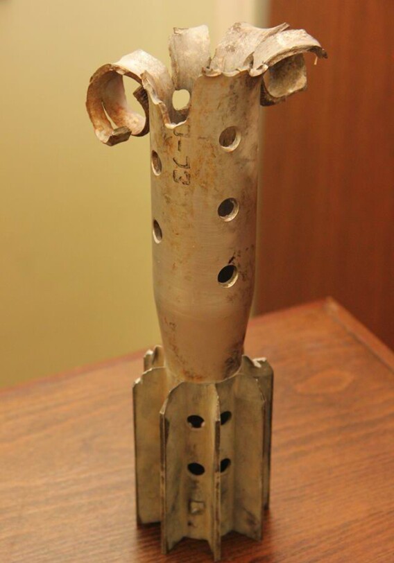 В Музей истории Азербайджана передан осколок станкового гранатомета, приведший к гибели 2-летней Захры и ее бабушки