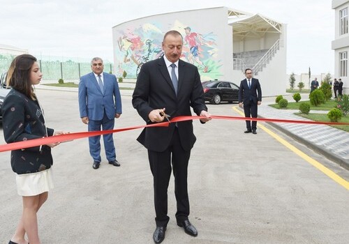 Президент Ильхам Алиев открыл в поселке Бузовна учебно-спортивную базу центра «Техсил» (Фото)