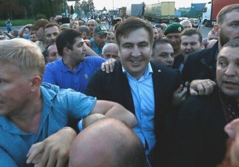 В Украине завели уголовное дело после «прорыва» Саакашвили через границу