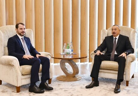Президент Азербайджана встретился с министром энергетики и природных ресурсов Турции
