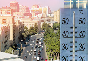 Завтра в Баку воздух прогреется до 35 градусов