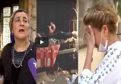 В Азербайджане мать 20 лет держала сына на цепи (Видео)