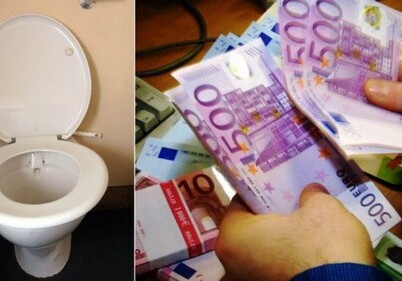 В Швейцарии десятки тысяч евро спустили в унитаз