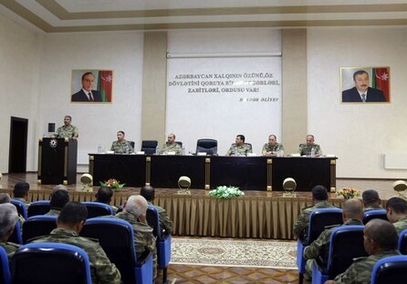 В Минобороны Азербайджана состоялось расширенное заседание коллегии (Фото)