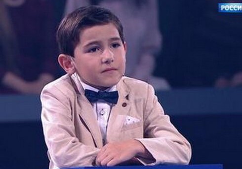 Маленький азербайджанец покорил зрителей канала «Россия 1» математическими способностями (Видео)