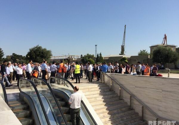 Задымление в бакинском офисе BP: сотрудники эвакуированы (Фото) 