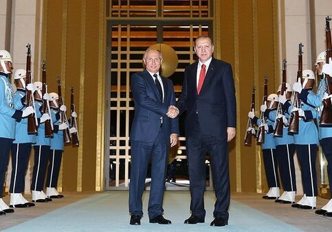 Путин и Эрдоган беседовали около двух часов (Фото)