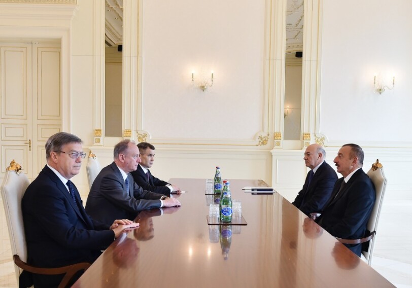 Президент Ильхам Алиев принял секретаря Совета Безопасности РФ (Фото)