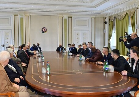 Президент Ильхам Алиев принял участников 55-й Конвенции Всемирного совета по боксу (Фото)