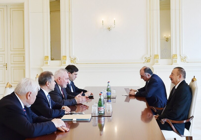 Президент Ильхам Алиев принял сопредседателей Минской группы ОБСЕ  (Фото)