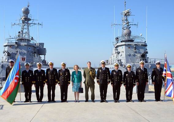 Начался совместный учебный курс азербайджанских и британских военных моряков (Фото)