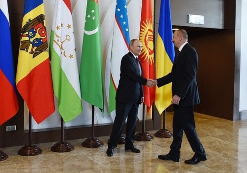 Президент Ильхам Алиев принял участие в заседании Совета глав государств СНГ в узком составе (Обновлено-Фото)