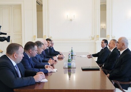 Президент Азербайджана принял первого заместителя премьер-министра Украины