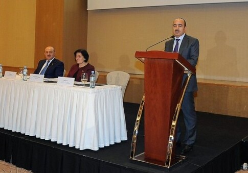 Али Гасанов принимает участие в Х конференции Насиминской районной организации ПЕА (Фото-Обновлено)