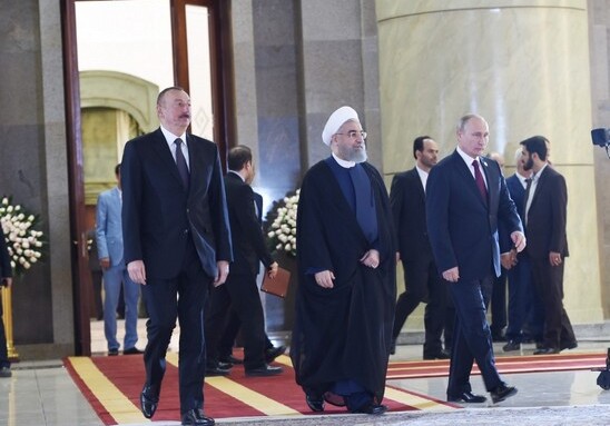 Состоялся трехсторонний Саммит глав Азербайджана, Ирана и России (Фото)