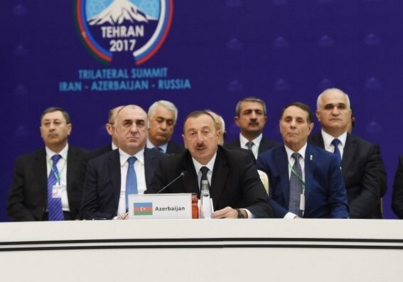 Ильхам Алиев: «Сотрудничество Азербайджана, Ирана и России имеет большое значение как для народов трех стран, так и для региона»