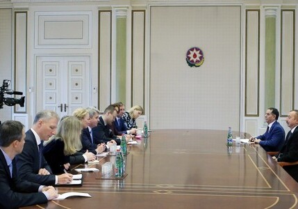 Президент Азербайджана принял делегацию послов по особым поручениям Восточного партнерства ЕС