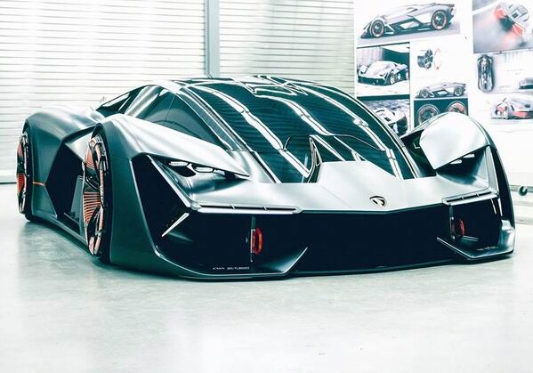 Lamborghini представила суперкар будущего с «самозалечивающимся» кузовом