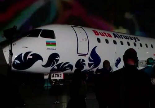 Buta Airways провела презентацию своего нового самолета марки Embraer (Видео)