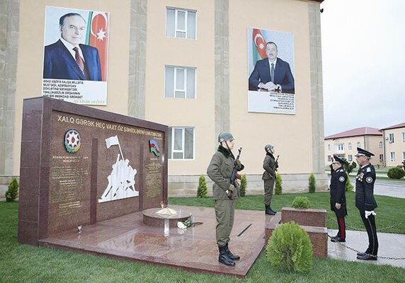 В воинской части Службы госбезопасности Азербайджана состоялась торжественная церемония (Фото)