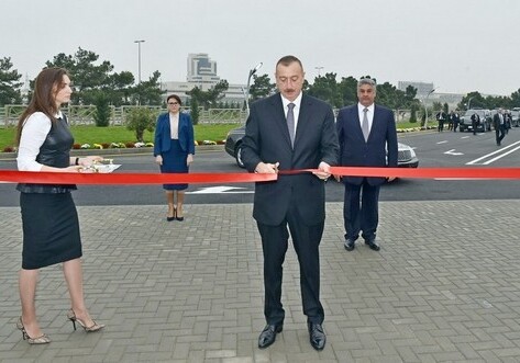 Президент Азербайджана принял участие в открытии Абшеронского Олимпийского спорткомплекса (Фото)