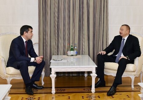 Президент Азербайджана принял заместителя премьер-министра Узбекистана (Фото)