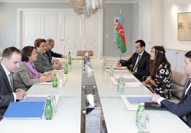 Лейла Алиева встретилась с региональным директором ЮНИСЕФ (Фото)