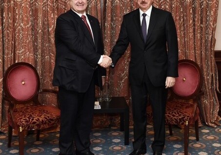 В Брюсселе состоялась встреча президентов Азербайджана и Украины (Фото)