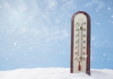 Завтра в Азербайджане столбики термометров опустятся до 6 градусов мороза