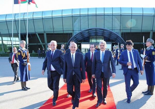 Завершился визит президента Афганистана в Азербайджан (Фото)