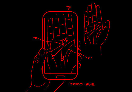 Samsung предложила прятать пароли от смартфона в линиях на ладони