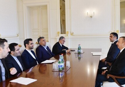 Президент Ильхам Алиев принял иранскую делегацию