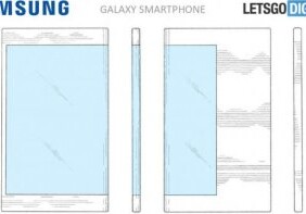 Samsung запатентовала смартфон с двусторонним экраном