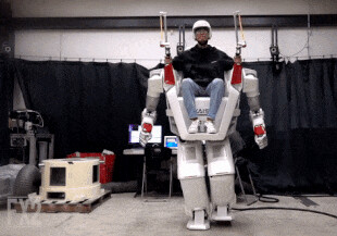 Корейцы показали ездового гуманоидного робота (Видео)