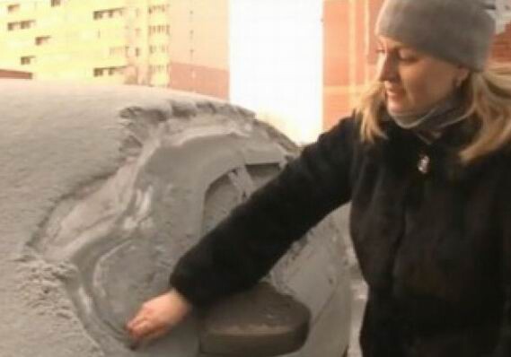 В Новосибирске выпал черный снег (Фото-Видео)