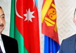 Президент Монголии поздравил главу Азербайджанского государства
