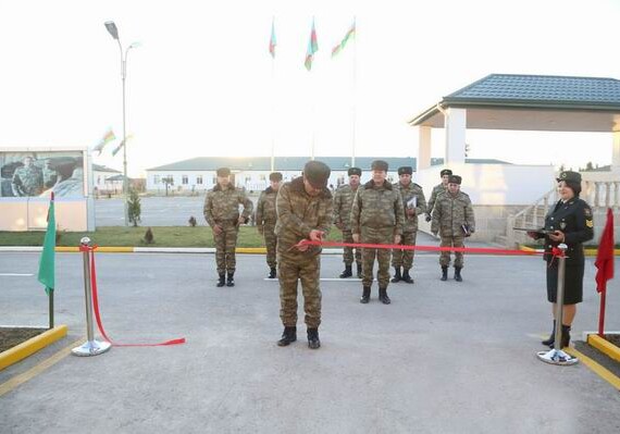 Закир Гасанов открыл новое здание штаба и парка для военной техники (Фото)