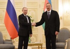 Путин поздравил президента Азербайджана