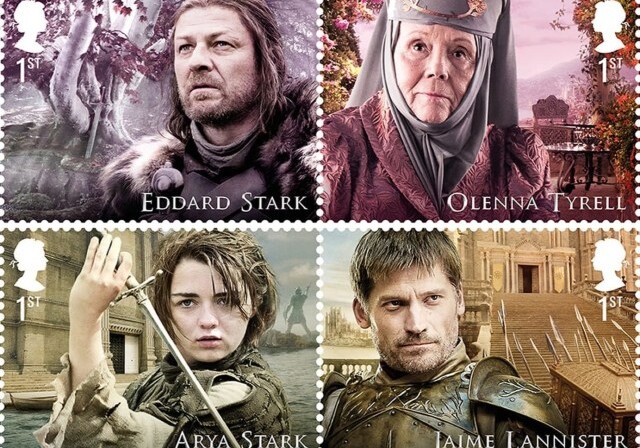 В Британии появятся почтовые марки «Игра престолов»