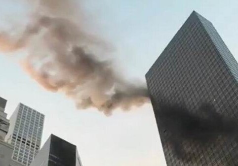 Загорелся небоскреб Trump Tower: есть пострадавшие (Фото-Видео)  