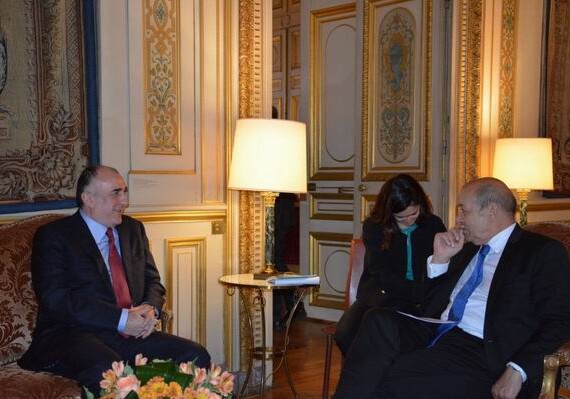 Эльмар Мамедъяров встретился с главой МИД Франции (Фото)