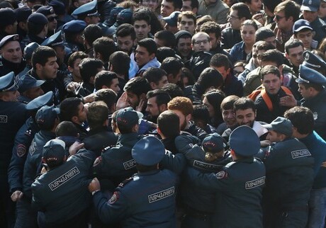 Забастовка в Армении 