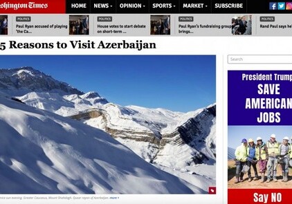 The Washington Times: 5 причин, по которым обязательно стоит посетить Азербайджан