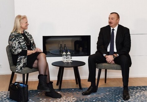 Президент Азербайджана встретился с генеральным исполнительным директором IBM (Фото)