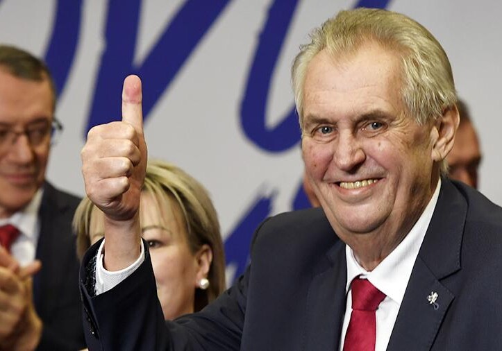 Земан переизбран президентом Чехии