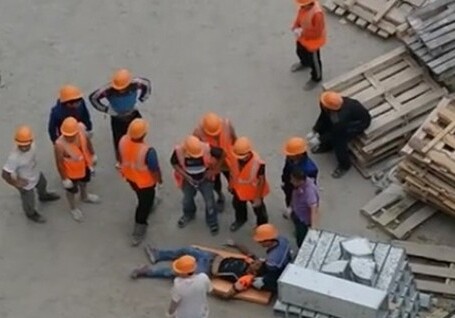 Несчастный случай на стройке в Баку: погиб рабочий 