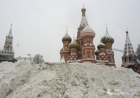 Снегопад в Москве установил столетний рекорд (Фото)